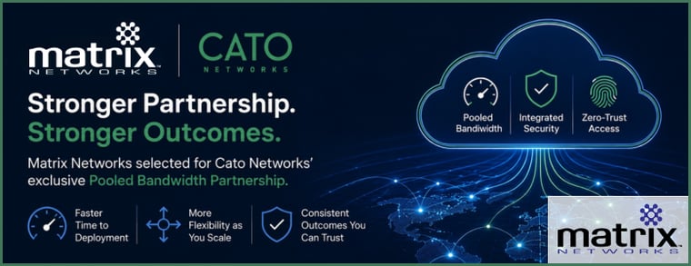 Cato Networks Just Designated Matrix as a Pooled Bandwidth Partner. Heres What That Means for You