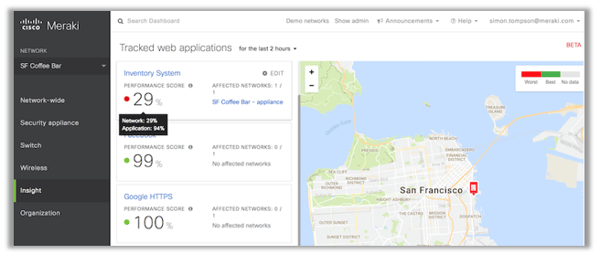 Meraki Firewall MX Dashboard - Matrix Networks Premier Cisco Partner Portland OR