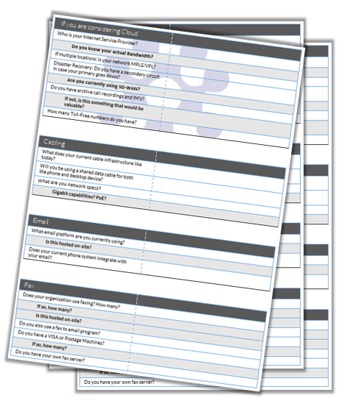 Unified Communications Checklist for Cloud Phone Systems and On-prem Phone Systems - Matrix Networks