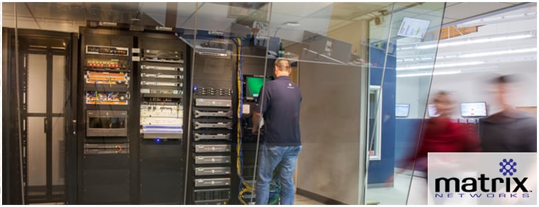 Matrix Networks Pro-Tech in their "Glass Palace"