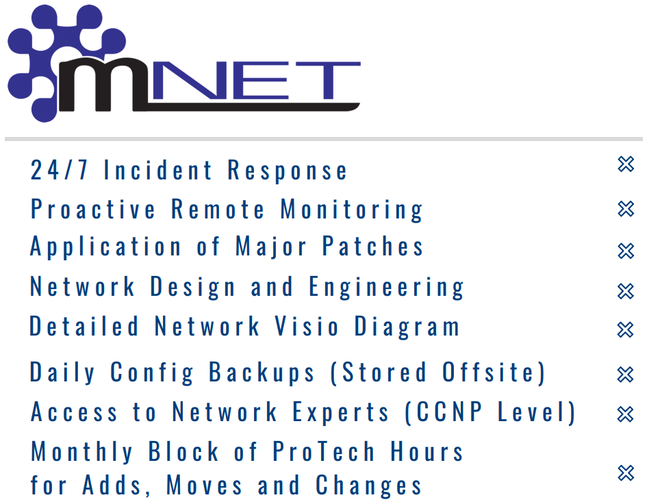 mNET is Matrix Networks Managed LAN